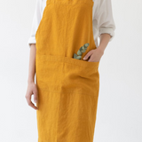 Linen Crossback Apron