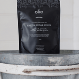 Olieve & Olie Salt and Sugar Body Scrub with Australian Olive Oil