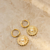 Indigo & Wolfe Bondi Freshwater Pearl Earrings