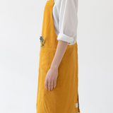 Linen Crossback Apron