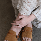 Italian Leather Pompei Sandals