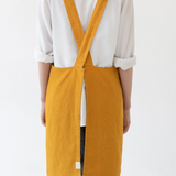 Linen Crossback Apron