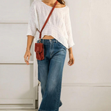 Italian Leather Crossbody Phone Case