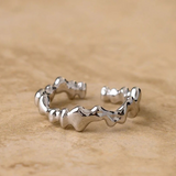 Indigo & Wolfe Silver Alaia Ring (adjustable)