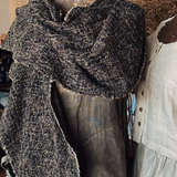 La Bottega di Brunella Textured Linen Scarf