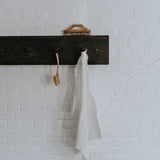 Fringe Edged Linen Tea Towel