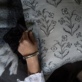 Mughal Pillowcase Set - Grey