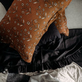 Mughal Pillowcase Set - Pumpkin
