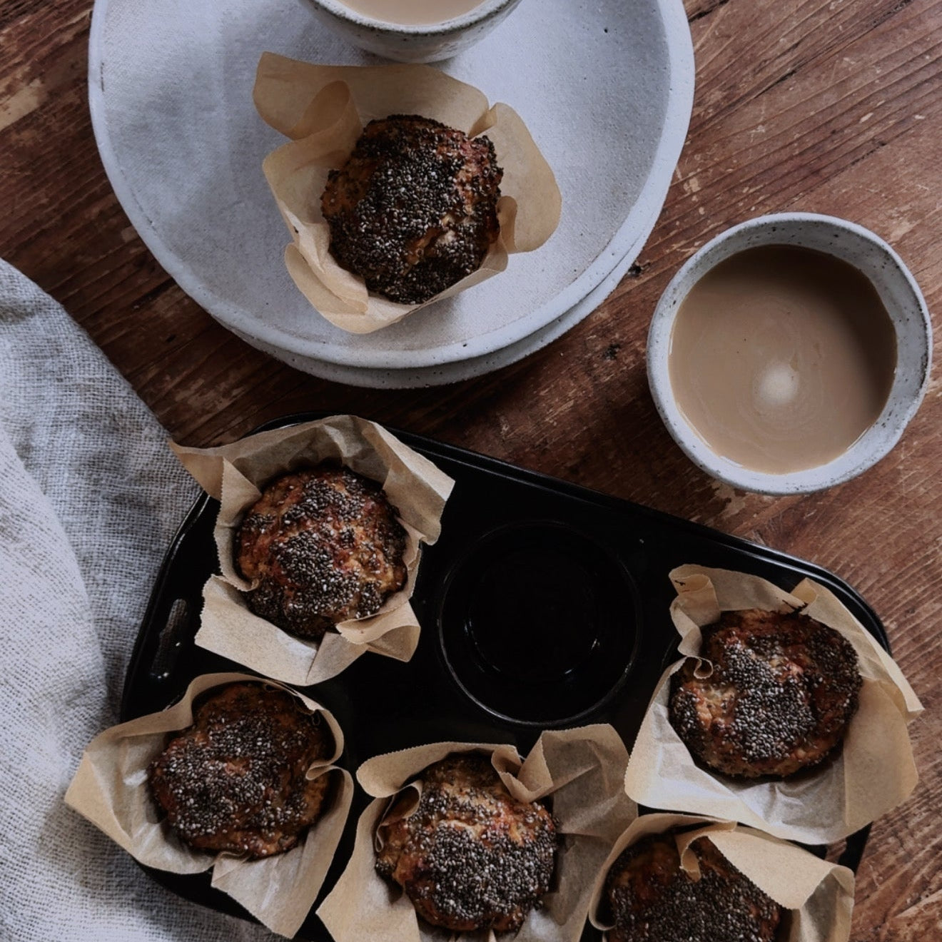 Belinda's throw-together banana muffins