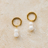 Indigo & Wolfe Pearl Drop Earrings