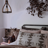 Pony Rider Dark Olive Forest Trail Cushion Cover