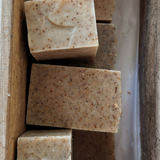 Raw Batch Natural Soap - Gardener's Stone Soap Block