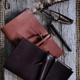 Handmade Leather Journal with Tie