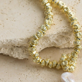Indigo & Wolfe Gold Jewel Necklace