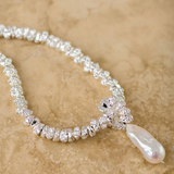 Indigo & Wolfe Silver Jewel Necklace
