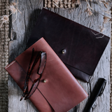 Handmade Leather Pouch - Straight Closure