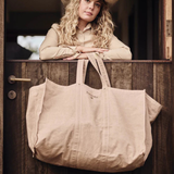Pony Rider Market Carry All Canvas Tote Bag - Mocha