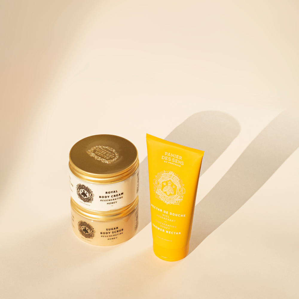 Panier des Sens Honey Shower Nectar in 200ml tube shop online at Tomolly.