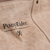 Pony Rider Market Carry All Canvas Tote Bag - Mocha