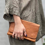 Italian Leather Borsellino Clutch