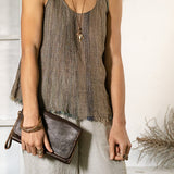 Italian Leather Borsellino Clutch